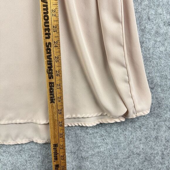 Torrid Blouse Top Women 3X Blush Georgette Career Office Hi Low Minimal Capsule* - Picture 11 of 15